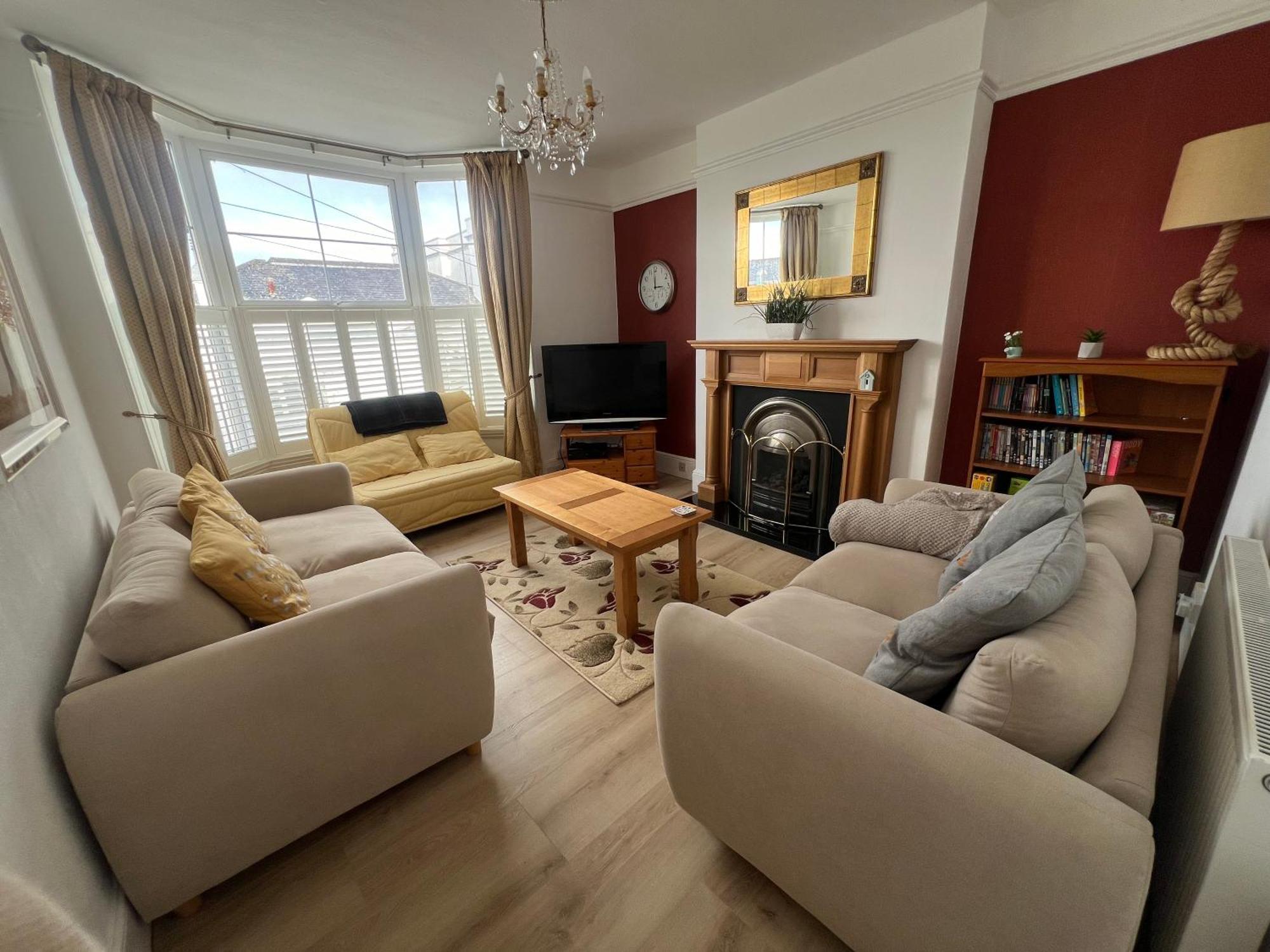 Spacious First Floor Family Flat, Sea View Torquay Kültér fotó